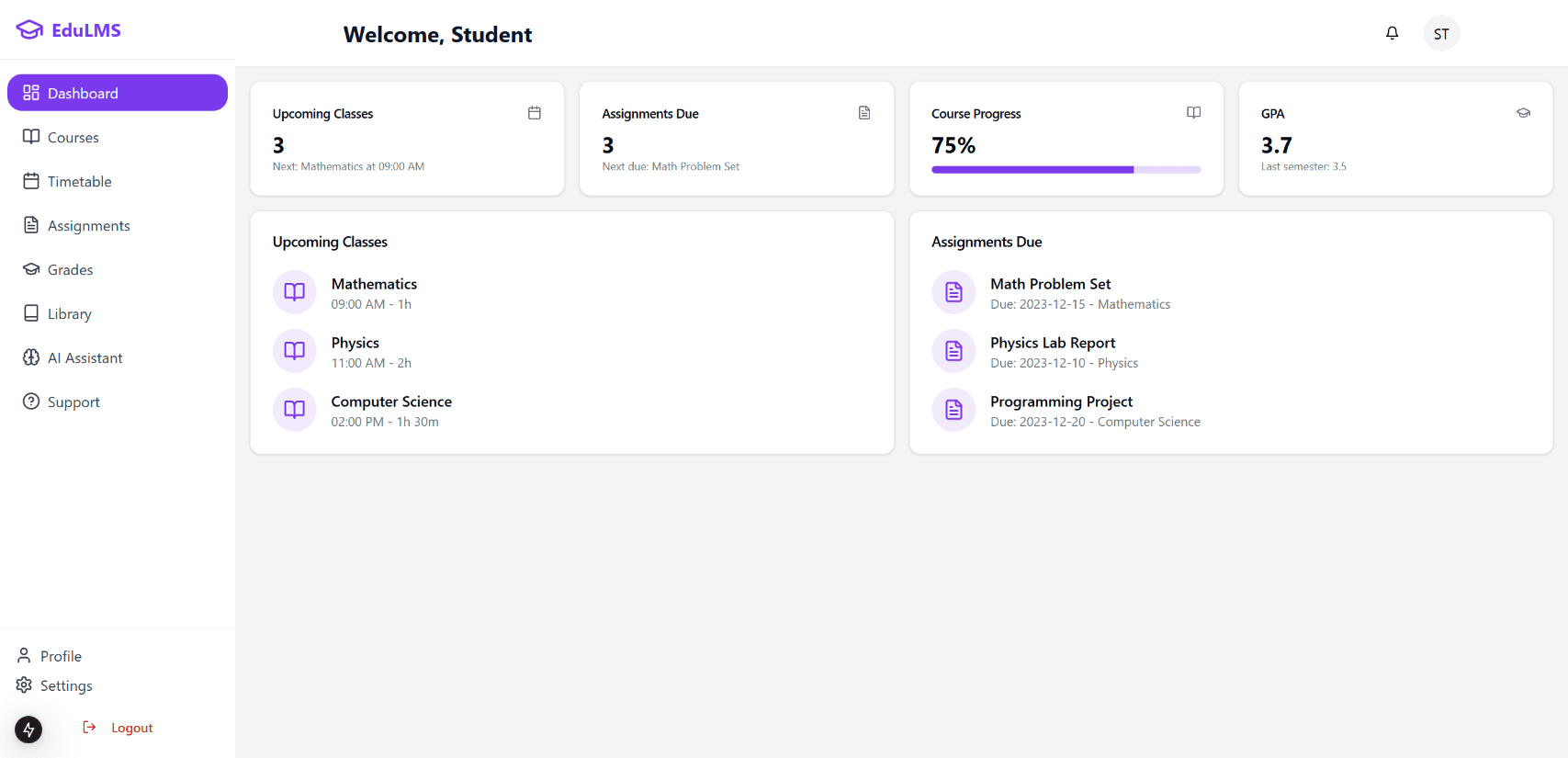 AI Assisted LMS (FYP)